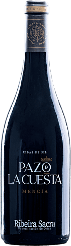 Free Shipping | Red Wine Pazo de la Cuesta D.O. Ribeira Sacra Galicia Spain Mencía 75 cl