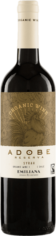 Kostenloser Versand | Rotwein Emiliana Adobe I.G. Valle Central Zentrales Tal Chile Syrah 75 cl