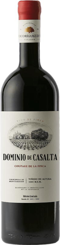 Free Shipping | Red Wine Pepe Rodríguez de Vera Dominio de Casalta D.O. Almansa Spain Merlot, Syrah — Shiraz, Garnacha — Grenache, Cabernet Sauvignon 75 cl