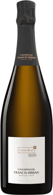 71,95 € | Белое игристое вино Francis Orban Extra Brut — Экстра Брют A.O.C. Champagne шампанское Франция Pinot Meunier — Пино Менье 75 cl