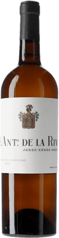 Бесплатная доставка | Креплёное вино De la Riva Macharnudo Fino — Фино D.O. Jerez-Xérès-Sherry Андалусия Испания Palomino Fino 75 cl