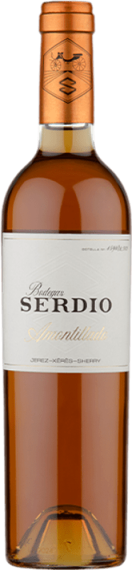 89,95 € Spedizione Gratuita | Vino Liquoroso Serdio Amontillado, Fino en Rama — Non Filtrato D.O. Jerez-Xérès-Sherry Bottiglia Medium 50 cl