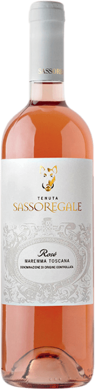 14,95 € | Vin Rosé Sassoregale Rosé D.O.C. Maremma Toscana Toscane Italie Sangiovese 75 cl