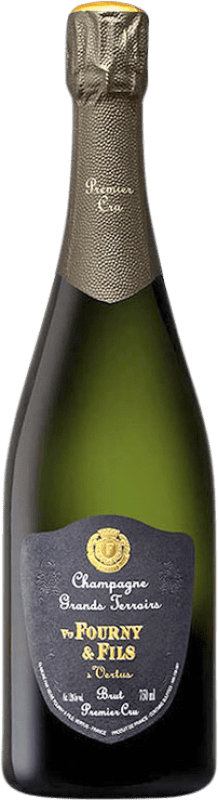 63,95 € | Espumoso Blanco Veuve Fourny et Fils Grand Terroirs Brut 1er Premier Cru A.O.C. Champagne Champagne Francia Pinot Negro, Chardonnay 75 cl