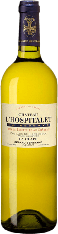 27,95 € | White Wine Gérard Bertrand Château L'Hospitalet Reserve — Aged A.O.P. La Clape Languedoc France Garnacha — Grenache, Roussanne, Vermentino, Bourboulenc 75 cl