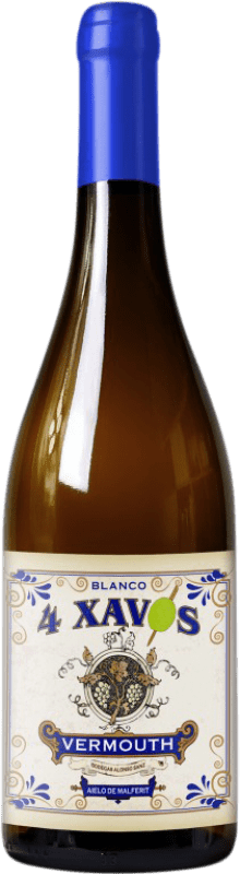 9,95 € Envio grátis | Vermute Alonso Sanz 4 Xavos Blanco — Branco
