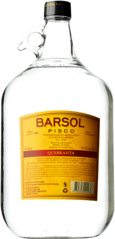 157,95 € Envío gratis | Pisco Barsol Quebranta Garrafa 4,5 L 157,95 € Envío gratis | Pisco Barsol Quebranta Garrafa 4,5 L