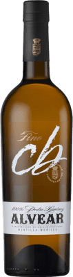 Бесплатная доставка | Белое вино Alvear Cb Fino — Фино Испания Pedro Ximénez Полубутылка 37 cl