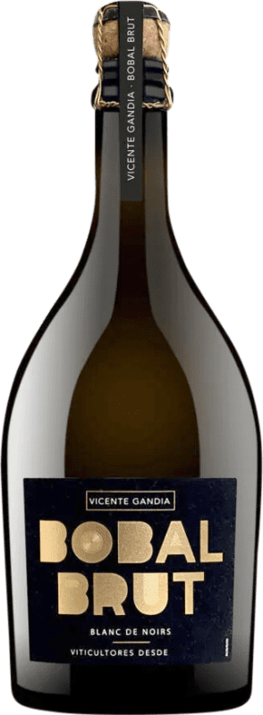Envoi gratuit | Vin Mousseux Blanc Vicente Gandía Brut Blanc de Noirs Espagne Bobal 70 cl