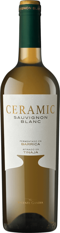 Бесплатная доставка | Белое вино Vicente Gandía Ceramic Испания Sauvignon — Совиньон Бутылка Магнум 1,5 L