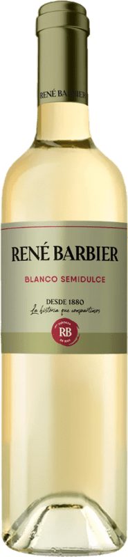 79,95 € Spedizione Gratuita | Scatola da 24 unità Vino Bianco René Barbier Medium Sweet — Semidolce D.O. Penedès Bottiglietta 25 cl