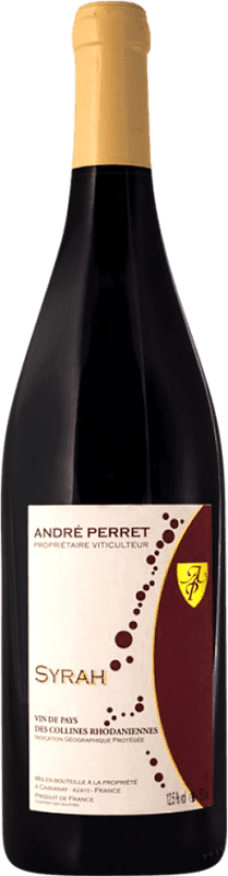 Envio grátis | Vinho Tinto André Perret I.G.P. Collines Rhodaniennes Rhône França Syrah 75 cl