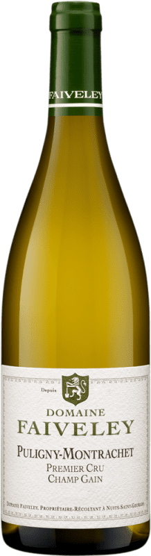 Envío gratis | Vino Blanco Domaine Faiveley Champ Gain 1er Premier Cru A.O.C. Puligny-Montrachet Borgoña Francia Chardonnay 75 cl
