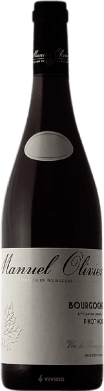 Бесплатная доставка | Красное вино Domaine Manuel Olivier A.O.C. Bourgogne Бургундия Франция Pinot Noir — Пино Нуар 75 cl