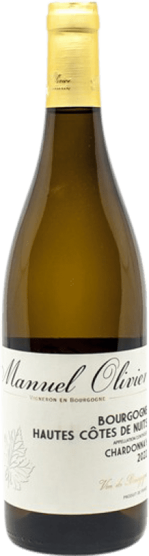 Бесплатная доставка | Белое вино Domaine Manuel Olivier A.O.C. Bourgogne Hautes-Côtes de Nuits Бургундия Франция Chardonnay — Шардоне 75 cl