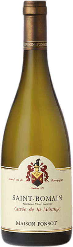Envio grátis | Vinho Branco Domaine Ponsot La Mésange Cuvée A.O.C. Saint-Romain Borgonha França Chardonnay 75 cl