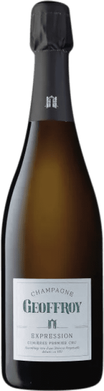 Envio grátis | Espumante Branco Geoffroy Expression Brut — Bruto 1er Premier Cru A.O.C. Champagne Champagne França Pinot Noir, Chardonnay, Pinot Meunier 75 cl