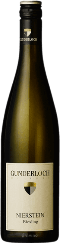 Envío gratis | Vino Blanco Gunderloch Nierstein Q.b.A. Rheinhessen Rheinhessen Alemania Riesling 75 cl