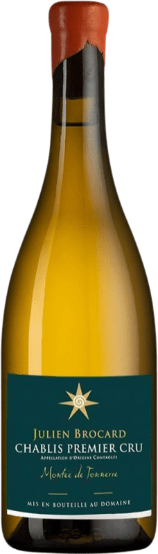 Spedizione Gratuita | Vino Bianco Julien Brocard 7 Lieux Montée Tonnerre 1er Premier Cru A.O.C. Chablis Borgogna Francia Chardonnay 75 cl