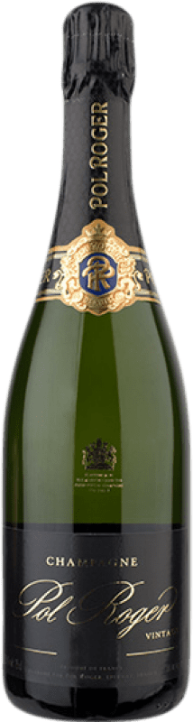Envio grátis | Espumante Branco Pol Roger Brut — Bruto Vintage A.O.C. Champagne Champagne França Pinot Noir, Chardonnay Garrafa Magnum 1,5 L