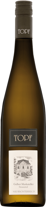 Envío gratis | Vino Blanco Johann Topf Gelb — Amarillo Austria Moscato 75 cl Fruity — Afrutado