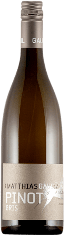 Envio grátis | Vinho Branco Matthias Gaul Asselheim Trocken — Seco Q.b.A. Pfälz Pfälz Alemanha Pinot Cinzento 75 cl