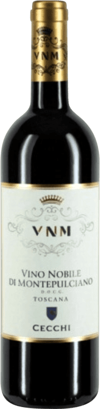 Kostenloser Versand | Rotwein Cecchi Trocken D.O.C.G. Vino Nobile di Montepulciano Toskana Italien Canaiolo, Prugnolo Gentile, Mammolo 75 cl