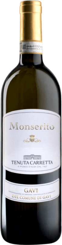 21,95 € 送料無料 | 白ワイン Tenuta Carretta Monserito del Comune Trocken — 辛口 D.O.C.G. Cortese di Gavi