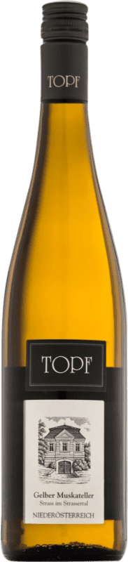Envío gratis | Vino Blanco Johann Topf Trocken — Seco Gelb — Amarillo Kamptal Austria Moscato 75 cl