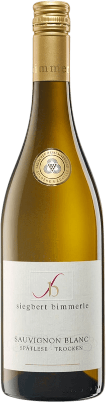 Envío gratis | Vino Blanco Siegbert Bimmerle Trocken — Seco Spätlese — VT Vendimia Tardía I.G. Baden Baden Alemania Sauvignon 75 cl