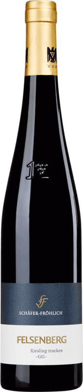 Envio grátis | Vinho Branco Schäfer-Fröhlich Schlossböckelheim Felsenberg Trocken — Seco VDP Grosses Gewächs GG — Grand Cru Q.b.A. Nahe Nahe Alemanha Riesling Garrafa Magnum 1,5 L