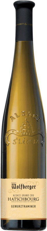 Envio grátis | Vinho Branco Wolfberger Hatschbourg Trocken — Seco Grand Cru A.O.C. Alsace Alsácia França Gewürztraminer 75 cl