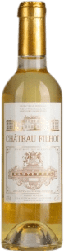 33,95 € Spedizione Gratuita | Vino Bianco Château Filhot A.O.C. Sauternes Mezza Bottiglia 37 cl