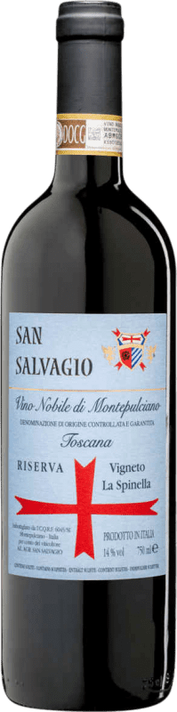 34,95 € Spedizione Gratuita | Vino Rosso Tenuta San Salvagio Trocken — Secco Riserva D.O.C.G. Vino Nobile di Montepulciano