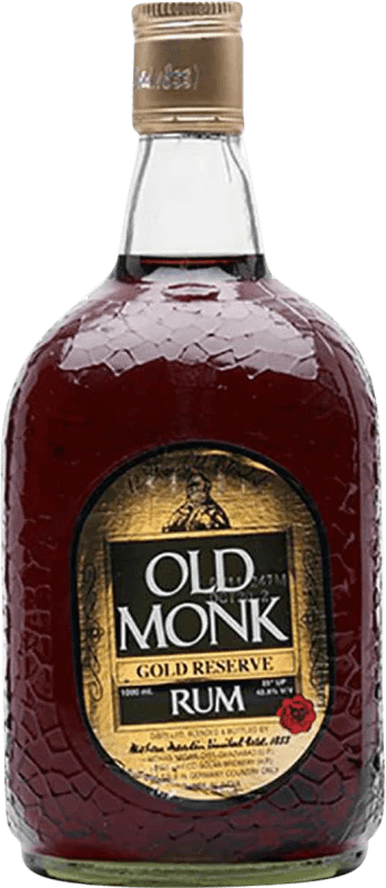 54,95 € Spedizione Gratuita | Rum Old Monk Indien Gold — Edizione Oro Riserva 12 Anni
