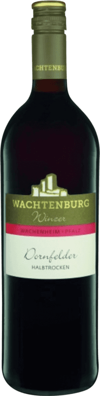 Kostenloser Versand | Rotwein Wachtenburg Winzer Halbtrocken Q.b.A. Pfälz Pfälz Deutschland Dornfelder 1 L