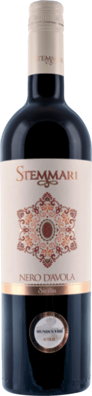 免费送货 | 红葡萄酒 Mezzacorona Stemmari Trocken — 干型 D.O.C. Sicilia 西西里岛 意大利 Nero d'Avola 75 cl