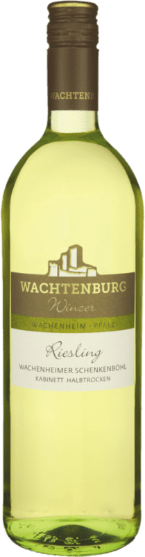 7,95 € | 白葡萄酒 Wachtenburg Winzer Schenkenböhl Halbtrocken — 半干型 Kabinett — 成熟采收 Q.b.A. Pfälz 普法尔茨 德国 Riesling — 雷司令 1 L
