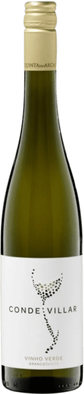 Envio grátis | Vinho Branco Quinta das Arcas Conde Villar Trocken — Seco I.G. Vinho Verde Vinho Verde Portugal Loureiro, Treixadura, Arinto 75 cl