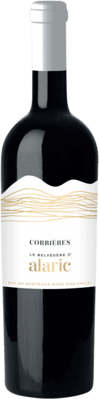 Бесплатная доставка | Красное вино Vignerons Catalans Le Belvédère d'Alaric Trocken — Сухое A.O.C. Corbières Франция Syrah — Сира, Garnacha — Гренаш, Cariñena — Кариньян, Mourvèdre — Мурведр 75 cl