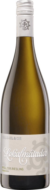 8,95 € | Vino Bianco Hammel Lokalmatador Semiseco — Semisecco Q.b.A. Pfälz PFALZ Germania Riesling 75 cl