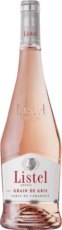 8,95 € | Vino Rosado Castel Châteaux & Grands Crus Listel Grain de Gris Trocken — Seco Rosé — Rosado Languedoc Francia Syrah, Garnacha, Cinsault 75 cl