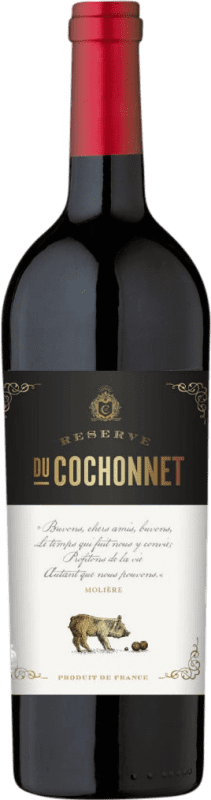 10,95 € | Vino Tinto Vignerons de la Vicomté. Cochonnet Trocken — Seco Reserva I.G.P. Vin de Pays d'Oc Languedoc Francia Merlot, Syrah, Cabernet Sauvignon 75 cl