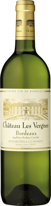 Envoi gratuit | Vin Blanc Univitis Château Les Vergnes Trocken — Sec A.O.C. Bordeaux Bordeaux France Sémillon, Muscadelle, Sauvignon 75 cl