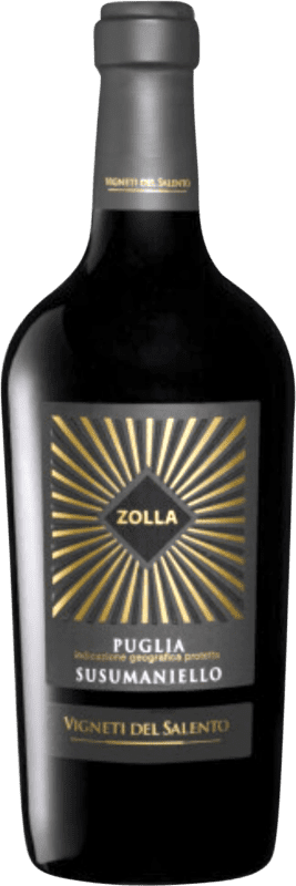 12,95 € | Vin Rouge Vigneti del Salento Zolla Trocken — Sec I.G.T. Puglia Pouilles Italie Susumaniello 75 cl