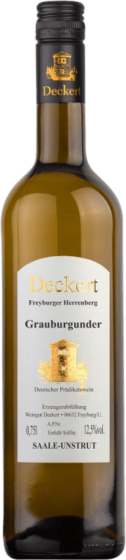 Kostenloser Versand | Weißwein Weingut Deckert Freyburger Herrenberg Trocken Kabinett Q.b.A. Saale-Unstrut Saale Unstrut Deutschland Pinot Gris — Grauburgunder 75 cl