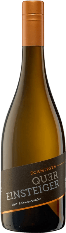 Envío gratis | Vino Blanco Weingut Schmitges Quereinsteiger Trocken — Seco Q.b.A. Mosel Mosel Alemania Pinot Gris, Pinot Blanco 75 cl