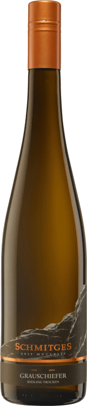Envío gratis | Vino Blanco Weingut Schmitges Grauschiefer Trocken — Seco Q.b.A. Mosel Mosel Alemania Riesling 75 cl