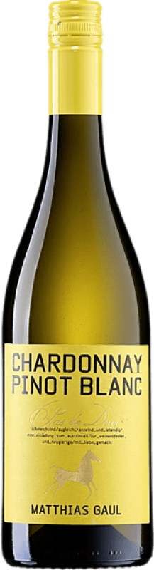 Envio grátis | Vinho Branco Matthias Gaul Pas de Deux Trocken — Seco Q.b.A. Pfälz Pfälz Alemanha Chardonnay, Pinot Branco 75 cl