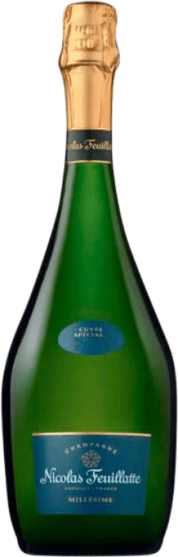 53,95 € | White Sparkling Wine Nicolas Feuillatte Cuvée, Special A.O.C. Champagne Champagne France 75 cl